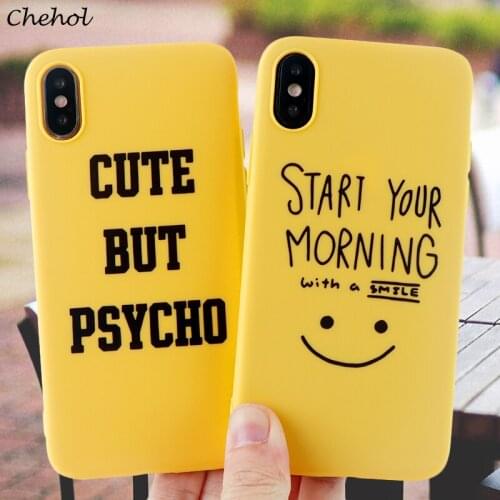 New Phone Cases for IPhone X XS MAX XR 8 7 6 s Plus Case Funny Letter Soft Silicone Fitted Shell Mobile Phone Covers Accessories