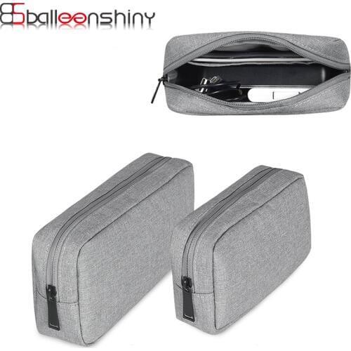 BalleenShiny Digital Accessories Storage Bag Portable Waterproof USB Cable Earphone Charge Pal Organizer Makeup Bag Travel Pouch
