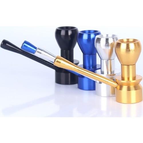 Hammer Shape Quality Metal Pipe Jamaica Tobacco Smoking Pipes Gift Smoke Detectors Grinder Smoke Random Delivery Narguile