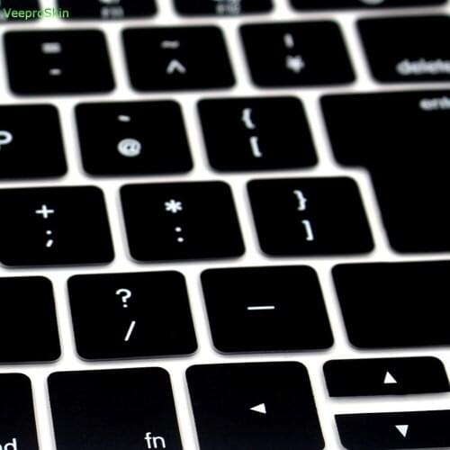 Japanese for Macbook New Pro 13" A1708 No Touch Bar for Mac 12" A1534 JP Version English Silicone Keyboard Cover Skin