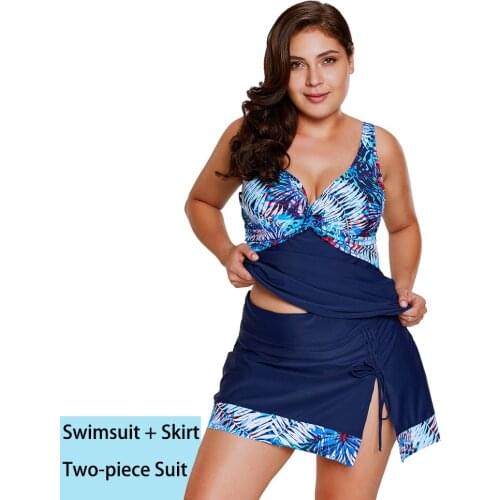 2021 High Waist Swimsuit Sexy Bikinis Women Swimwear Tankini Set Bathing Suits Swim Wear Biquini Plus Size 3XL Beachwear Bikini