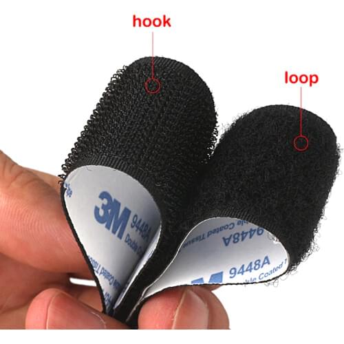 1M Strong Self Adhesive Hook and Loop Fastener Tape Sticker Velcros Autoadhesivo Adhesive with Glue for DIY 16/20/25/30/38/50mm
