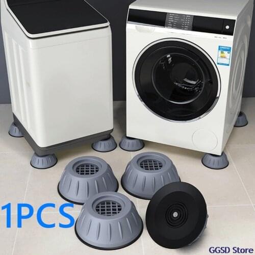 1pc Universal Anti Vibration Washing Machine Feet Pad Rubber Mat Pad for Home Washer Dryer Refrigerator Base Fixed Non-Slip Pad
