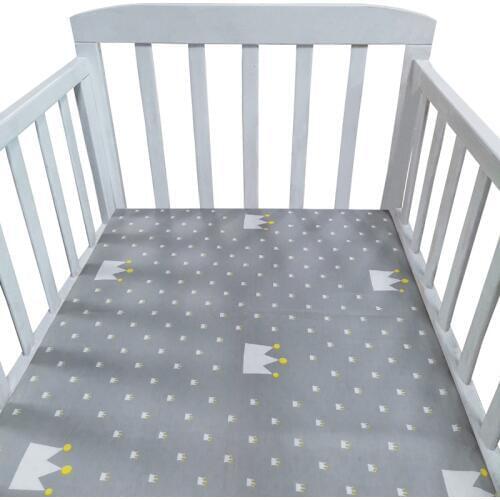 100% Cotton Baby Flat Sheet Soft Baby Bed Mattress Cover Protector Cartoon Newborn Bedding For Cot Size 150*90cm