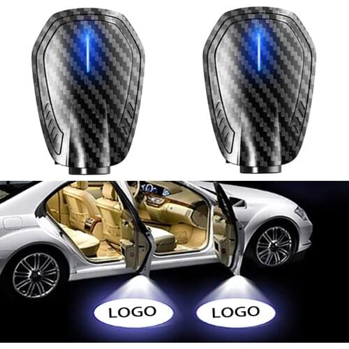 2PCS Car Styling Led Car Door Welcome Laser Projector Logo Ghost Shadow Night Light Wireless Car Courtesy Lamp Car Accessories