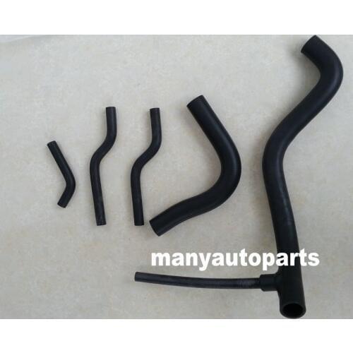 5 pcs silicone radiator Y hose for MG MGB GT ROADSTER 1.8 1976-1981 1977 1978 1979 1980 1981 KIT BLACK