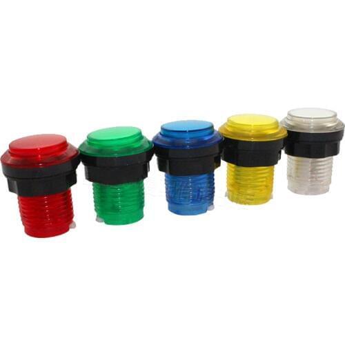 Arcade game 5v/12v illuminated LED Push Button with microswitch for JAMMA MAME DIY parts