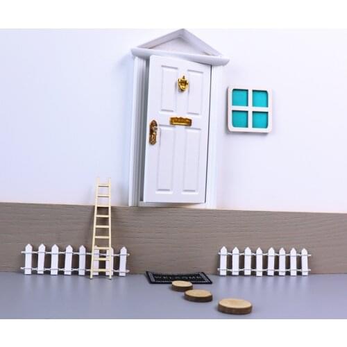White Miniature Magical Elf Fairy Door - Fairy Garden - Fairytale Door - Tooth Fairy Door-Childrens birthday present