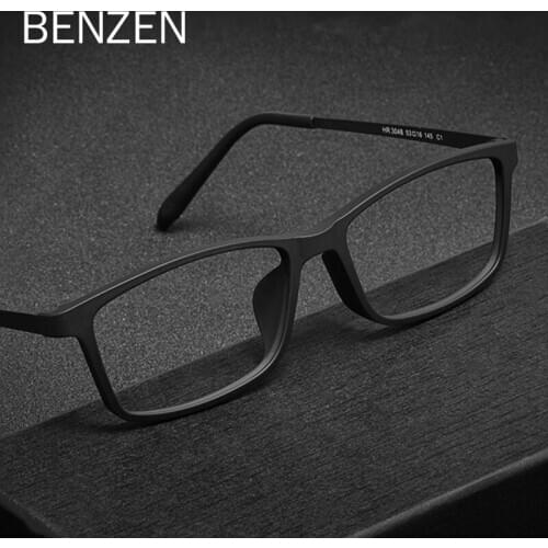 BENZEN Optical Glasses Frame Men Ultralight Plastic Titanium Myopia Eye Glasses TR 90 Male Prescription Eyewear 5269B