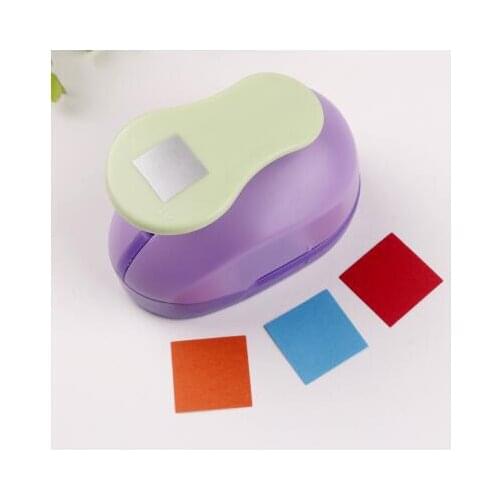 Free Ship 1 inch/1.8cm Square shape foam punches paper punch for greeting card handmade DIY scrapbooking craft punch machine