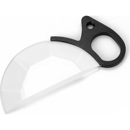 Camera Filter Photography Foreground Blur Film Photography Props Handheld Semicircle Glass Kaleidoscope Filter Camera