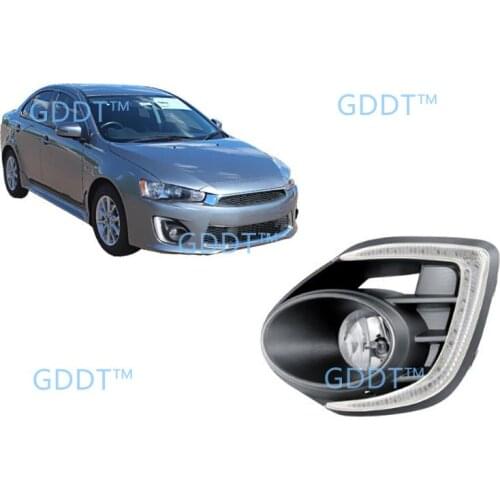Fog Lights Kit for Lancer Ex Es Fog Lamp with Bulb Wire Switch for Lancer Gt Ds LED DRL Halogen Bulb Free Warning Lights