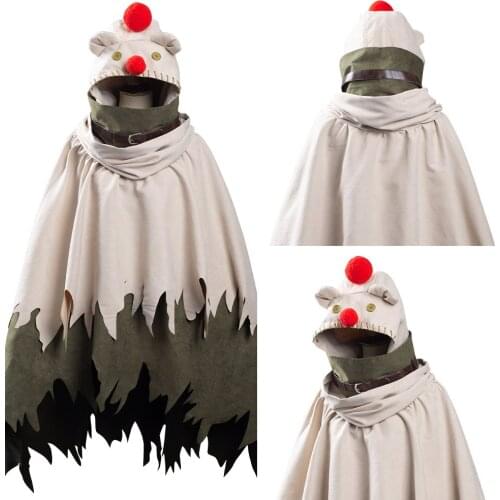 Final Fantasy VII: Remake Intergrade Yuffie Kisaragi Moogle Cape Cosplay Costume Halloween Carnival Suit