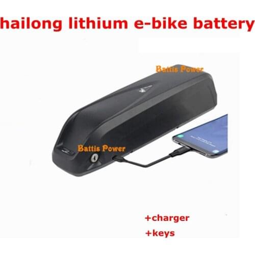 48V 10Ah 8ah 12ah lithium ion hailong battery ebike battery For Bafang BBS02 750W BBS03 BBSHD 48V 1000W Free shipping
