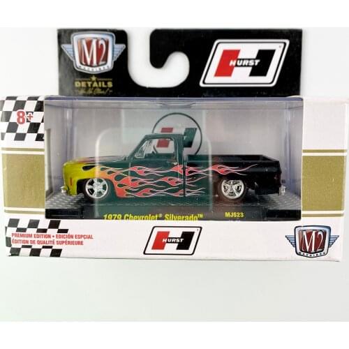 M2 Machines 1:64 1979 Cheverolet Siverado Collection Metal Die-cast Simulation Model Cars Toys