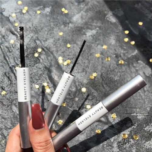 New Double Head Mascara Eyelash Raincoat&Eyelash Makeup Remover Waterproof Curling Thick Easy to move Lasting Beautiful Eyelash