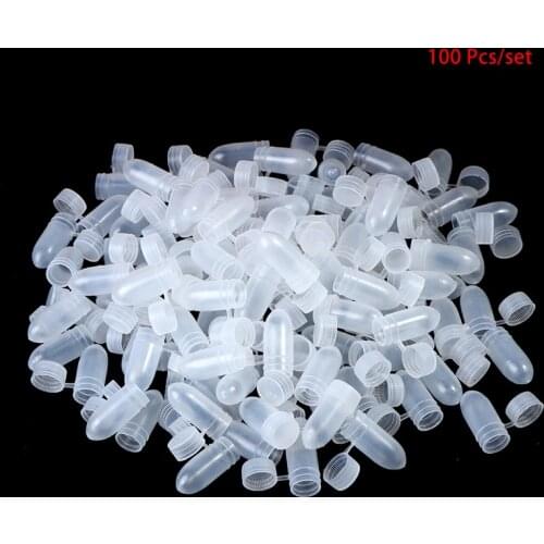 100Pcs/lot Capsule Organizer Portable Flip Lid Transparent Capsule Storage Containers Pill Box Holder Pill Case