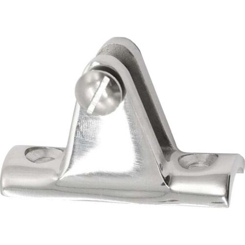 Deck Hinge 316 Stainless Steel-Concave Base Mount Bimini Marine Boat 1pcs Deck Hinge Top Fitting Hardware