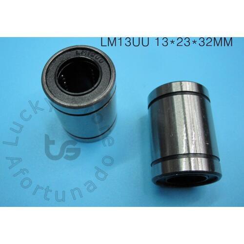 LM13UU bearing 13*23*32mm 10pcs/lot LM13UU 13mm Linear Ball Bearing Bushing 13*23*32mm for 3d printer parts