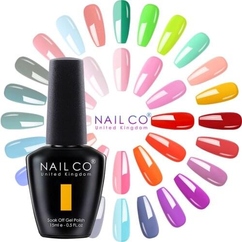 NAILCO SpringSummer 15ml Hybrid Gel Nail Polish Semi-permanent UV Varnish For Nails Art Nail Supplies For Professinals Accessory