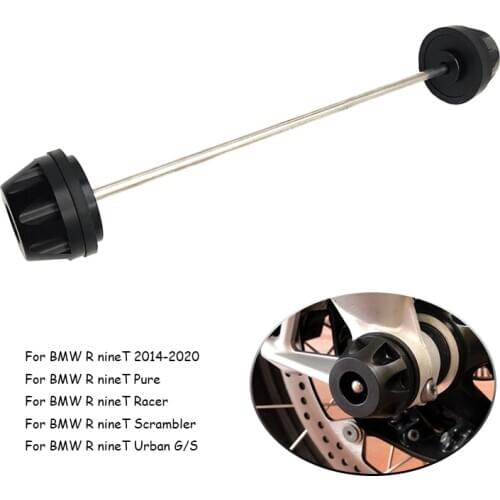 R NINE T Front Axle Fork Wheel Protector Crash Slider For BMW R NINET R 9 T R9T Scrambler T Pure Racer Urban G/S Motorcycle