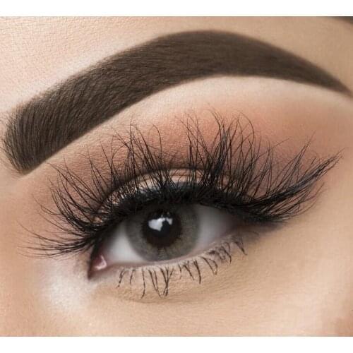 Leisurely Beauty Super Quality Natural 3D Mink Lashes Long Thick False Eyelashes Volume Eye Lashes Hand Made Makeup Eyelash Soft