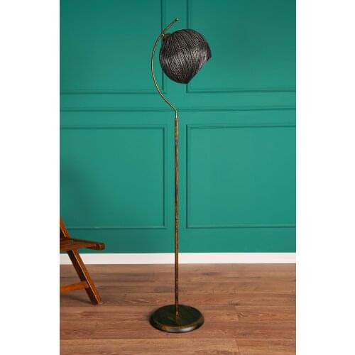 Saint Belisama Khloe Floor Lamp Black Glitter