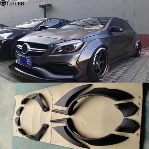 W176 A180 A200 A260 A45 Wide car body kit Car wheel eyebrows For Benz A250 A260 A45 2013UP