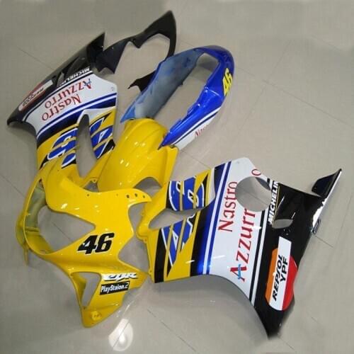 Yellow black Body For HONDA CBR600F4i CBR600FS CBR600 F4i 01 02 03 CBR 600 F4i 600 FS CBR 600F4i 2001 2003 Fairing