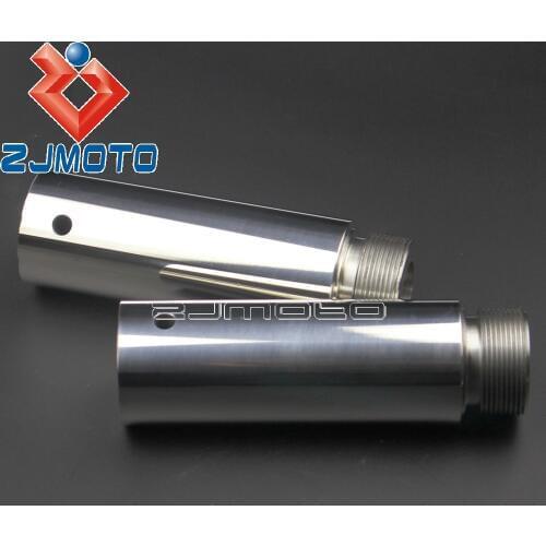 1 Pair Motorcycle Fork Tube 4in Extension For Harley Dyna Glide Sportster FXD XL1200 XL883 39mm Fork Tube 4" Fork Extensions