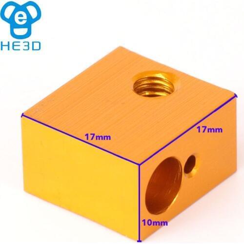 1Pcs/2pcs/3pcs/5pcs brass heating block hot end DIY 3D printer part