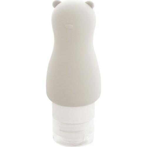 1pc 90ml Cosmetics Bottle Portable Cartoon Bear Rabbit Shape Cosmetic Shower Gel Shampoo Empty Bottle Travel Cosmetic Container