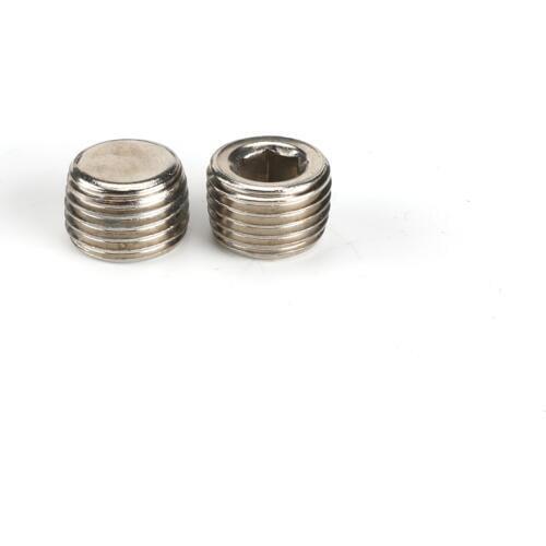 10Pcs 1/8" 1/4" 3/8" 1/2"PT Male Thread Inner Hex Head Pipe Plugs Socket Pneumatic Fittings