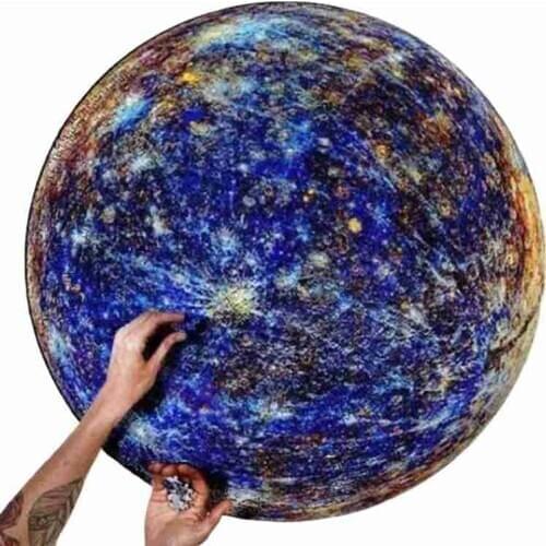 1000 Piece Adult Planet Jigsaw Large Size Mercury Jupiter Venus Puzzles High Difficulty Round Puzzles Gift Dropship