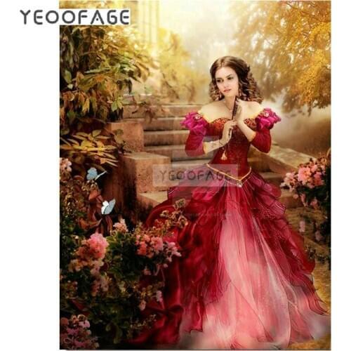 5D diamond embroidery Park beauty full diamond painting cross stitch crystal square diamond art decorative diy mosaic puzzle