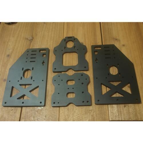 SWMAKER Openbuilds OX CNC taller gantry plate kit OX CNC Aluminum Taller Gantry Side Plates Tall Wheel X plate 10 mm thickness