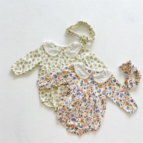 Angoubebe B20H14 2 Piece Newborn Infant Baby Girls Clothes Set Goose Print Romper Bodysuit +Sunsuit Hat Soft Comfort
