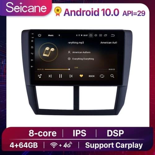 Seicane Android 10.0 For 2008 2009 2010 2011 2012 Subaru Forester car Radio GPS Car Multimedia player support CarPlay 4G WIFI