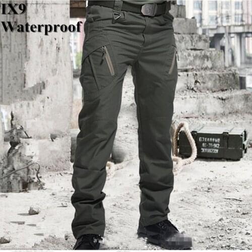 Tactical Pants Men SWAT Combat Army Pants Casual Men Hikling Pants Outdoor Camping Cargo Waterproof Pants