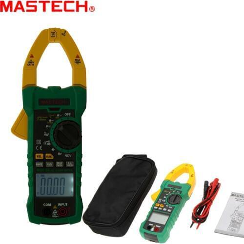 MASTECH MS2015A AutoRange Digital AC 1000A Current Clamp Meter True RMS Multimeter Frequency Capacitance Tester NCV