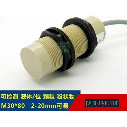 M30 Capacitive Molded Case Sensing distance 0-20mm adjustable Non-buried proximity Connector