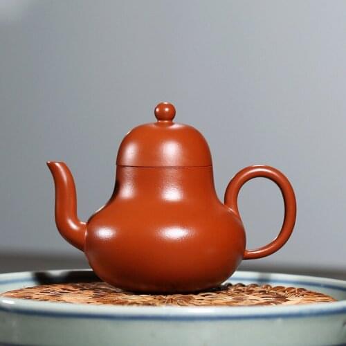 150cc Chinese Yixing Zisha Teapot Handmade ZhuNi Clay Siting Small Tea Pot