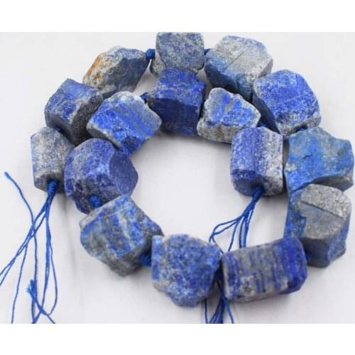 Lapis lazuli baroque blurry pink quartz 20-26mm 15" for DIY jewelry making loose beads FPPJ wholesale beads nature