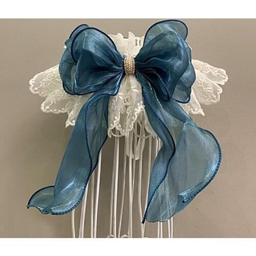 Cute Pet Dogs Pink Purple Blue Lace Bowknot Collares Bib Necklace For Puppy Dog Cat Supplies Collar Jewelry Accessory Chihuahua