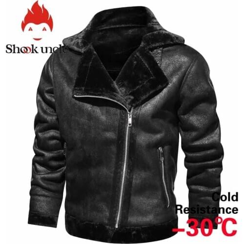 Winter men jacket mens denim jacket plus velvet leather military tactical loose jeans jacket solid casual air force pilot coat