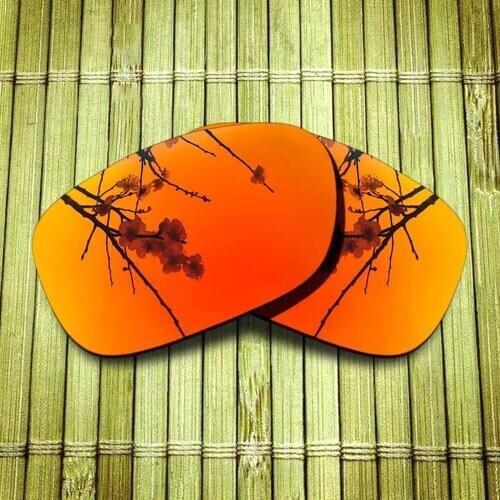 Polarized Replacement Lense For-Oakley Twoface Sunglasses Frame True Color Mirrored Coating - Fire Red Available