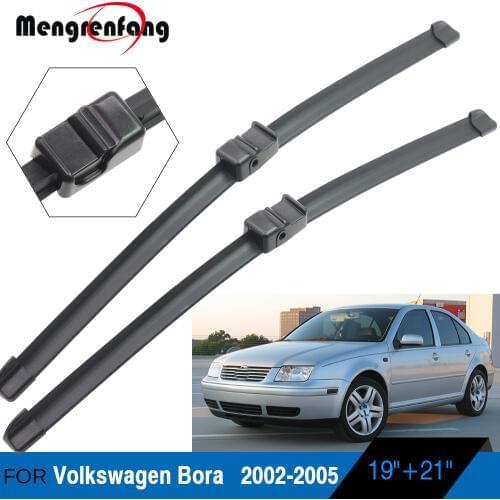 Car Front Windscreen Wiper Blades Soft Rubber Wiper Side Pin Arms For Volkswagen Bora 2002 2003 2004 2005