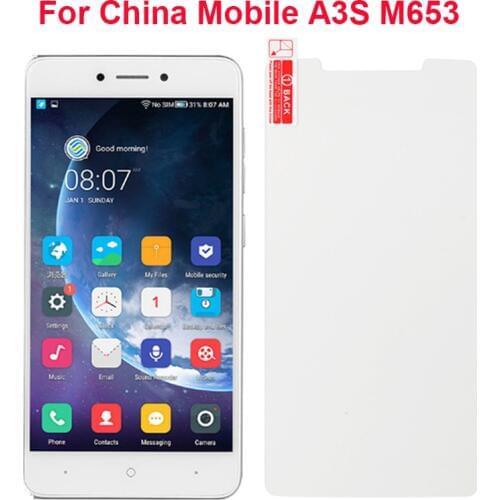 For China Mobile A3S M653 Tempered Glass 9H Protective Film Explosion-proof LCD Screen Protector for Chinamobile A3S 5.2" Glass