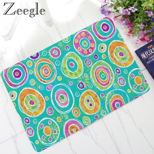 Zeegle Funny Rubber Doormat Home Decoration Non-slip Floor Mat Outdoor Rug Waterproof Thin Mat Floor Foot Rug