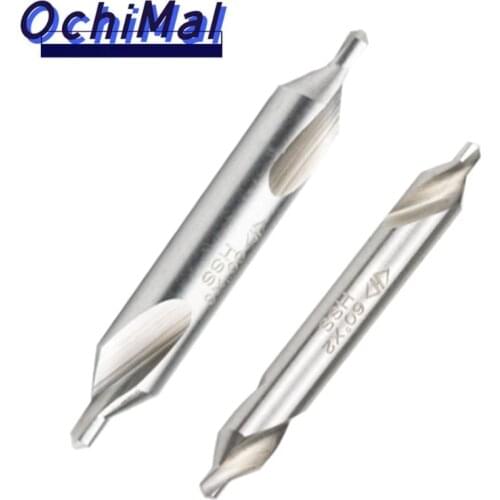 1/5/10pcs 1set HSS Center Drill Bit Combined Center Drills 60 Degree Countersinks Angle Bit Metal Drill Bit HSS-TIN